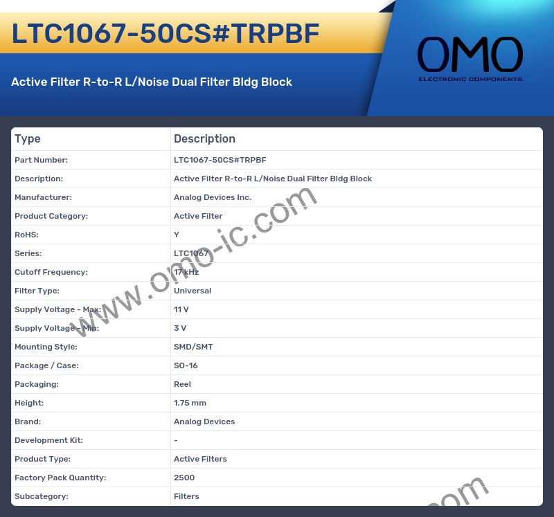 LTC1067-50CS#TRPBF