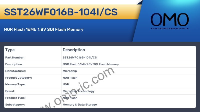SST26WF016B-104I/CS