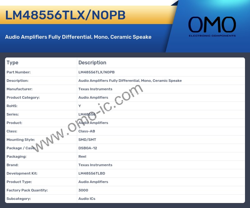 LM48556TLX/NOPB
