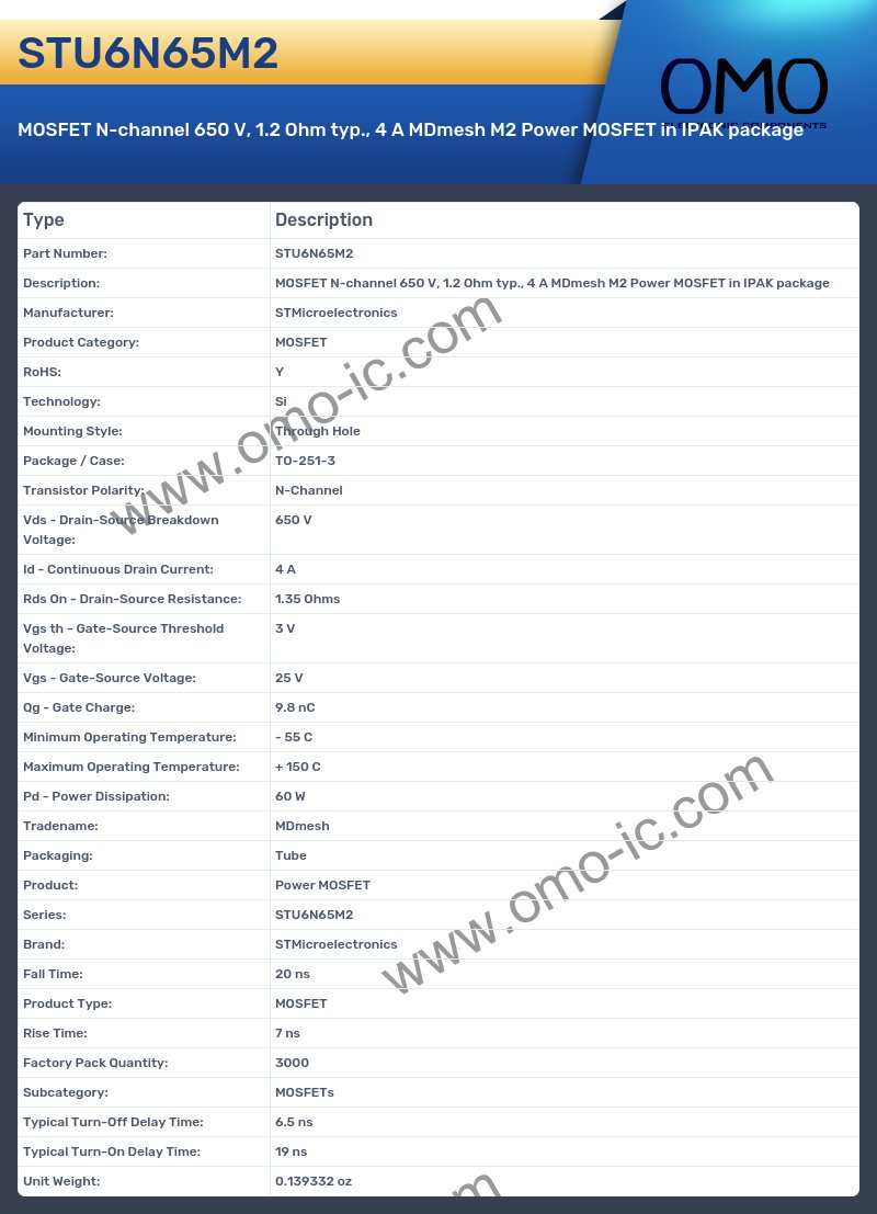 STU6N65M2