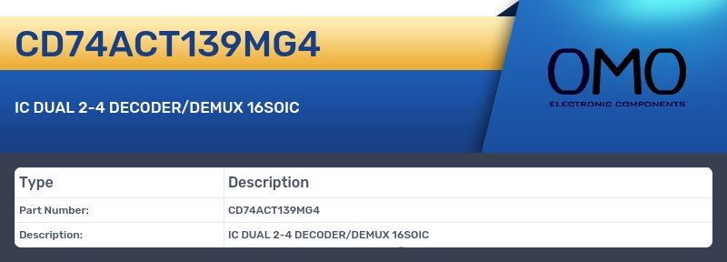 CD74ACT139MG4