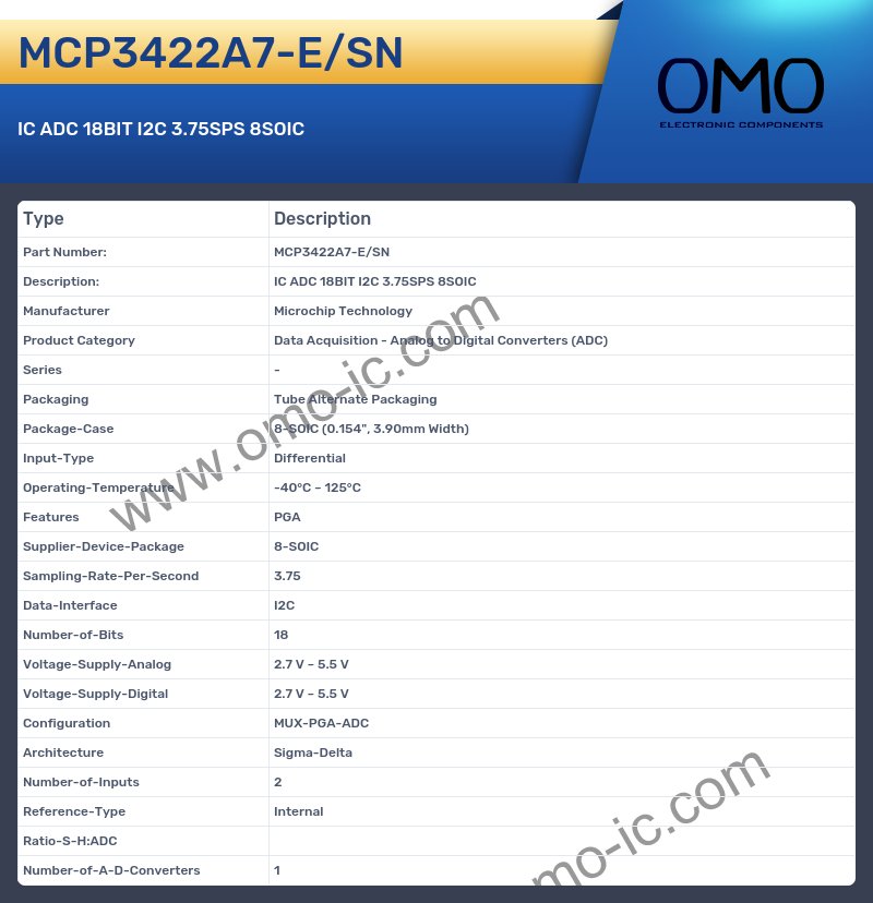 MCP3422A7-E/SN