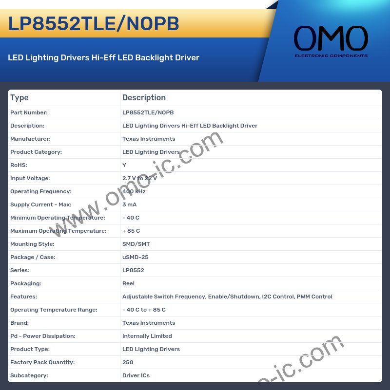 LP8552TLE/NOPB