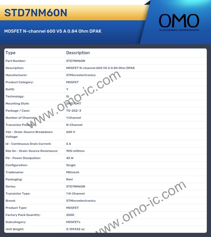 STD7NM60N