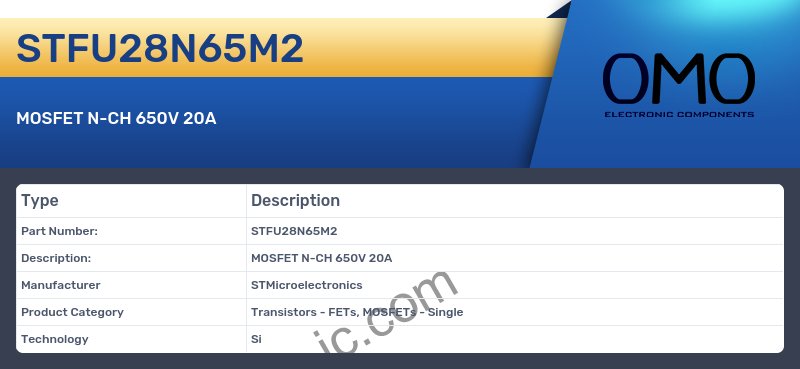 STFU28N65M2