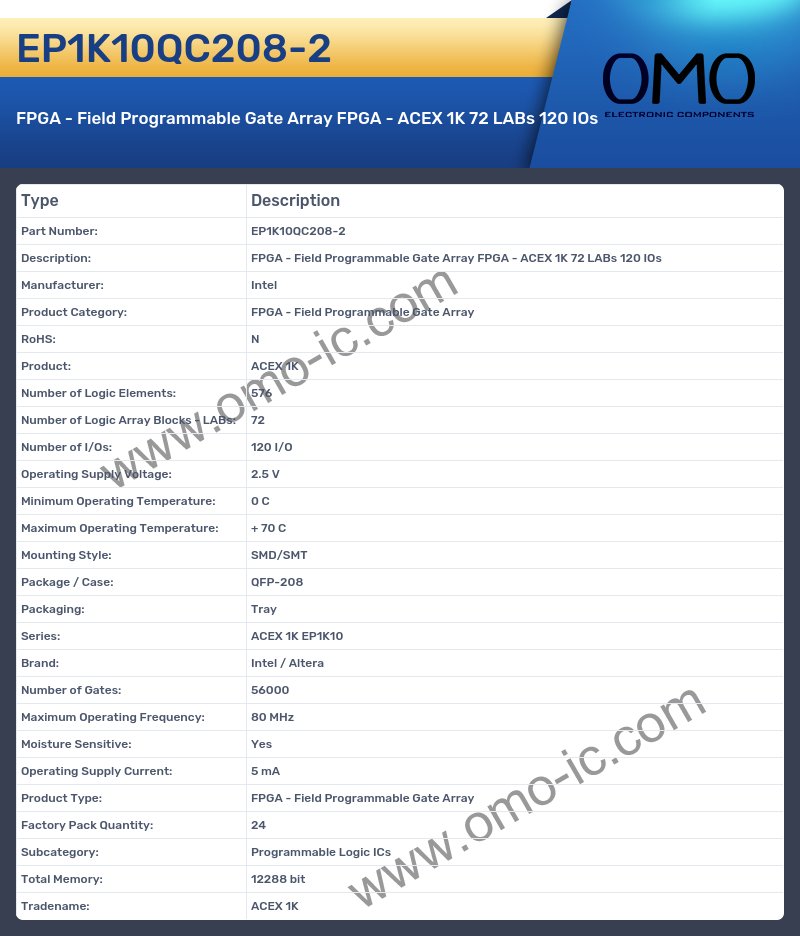 EP1K10QC208-2