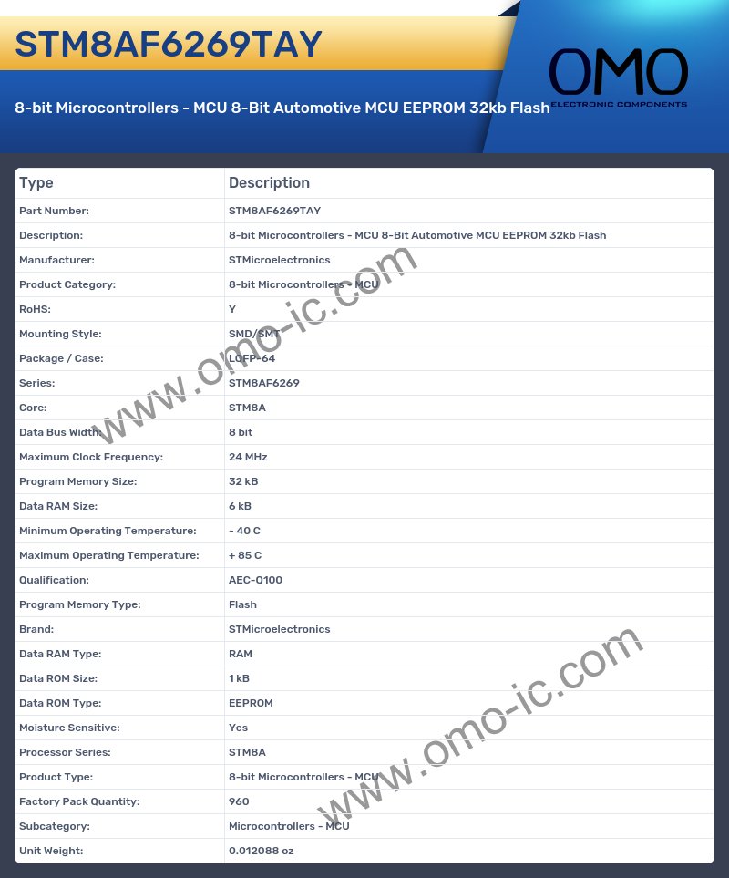 STM8AF6269TAY