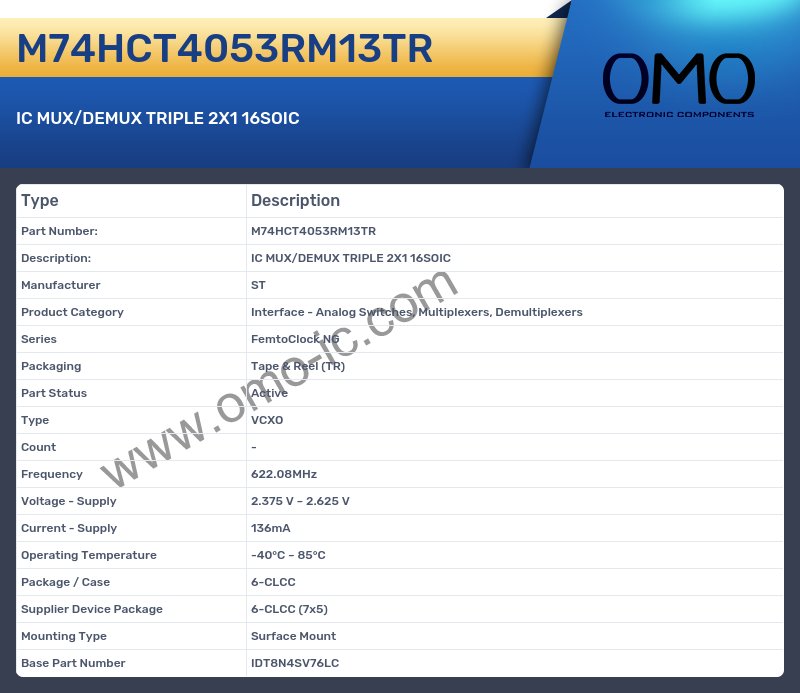 M74HCT4053RM13TR