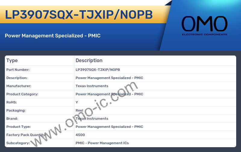 LP3907SQX-TJXIP/NOPB
