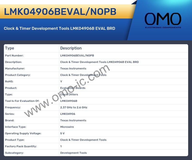LMK04906BEVAL/NOPB