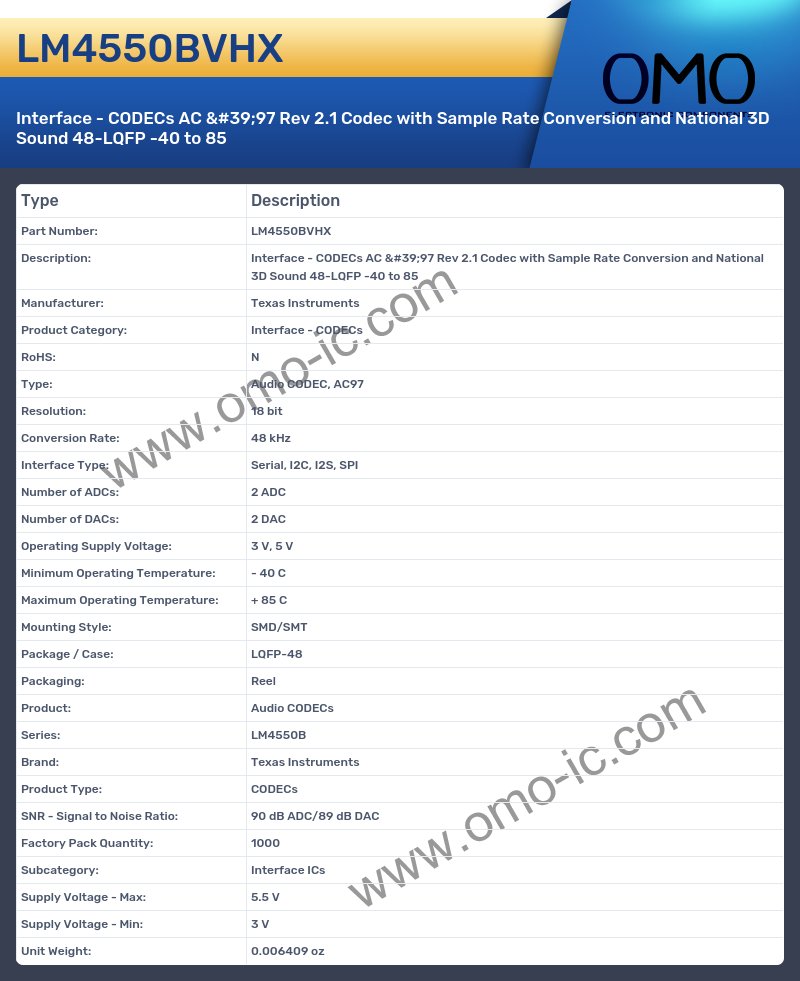 LM4550BVHX