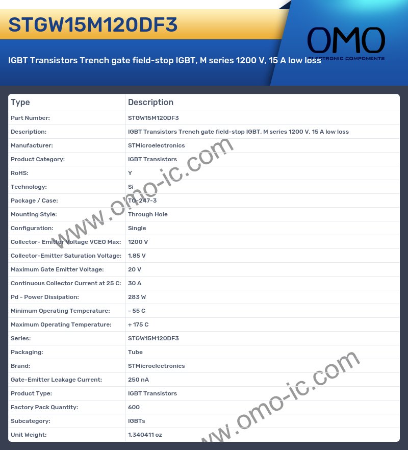 STGW15M120DF3