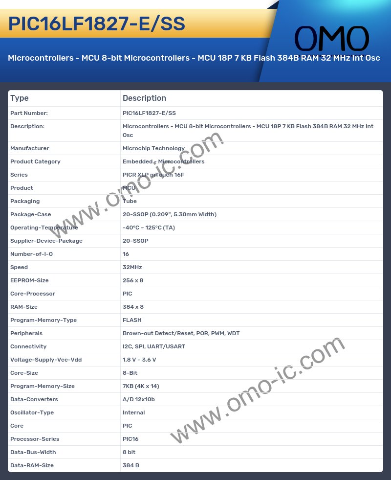 PIC16LF1827-E/SS