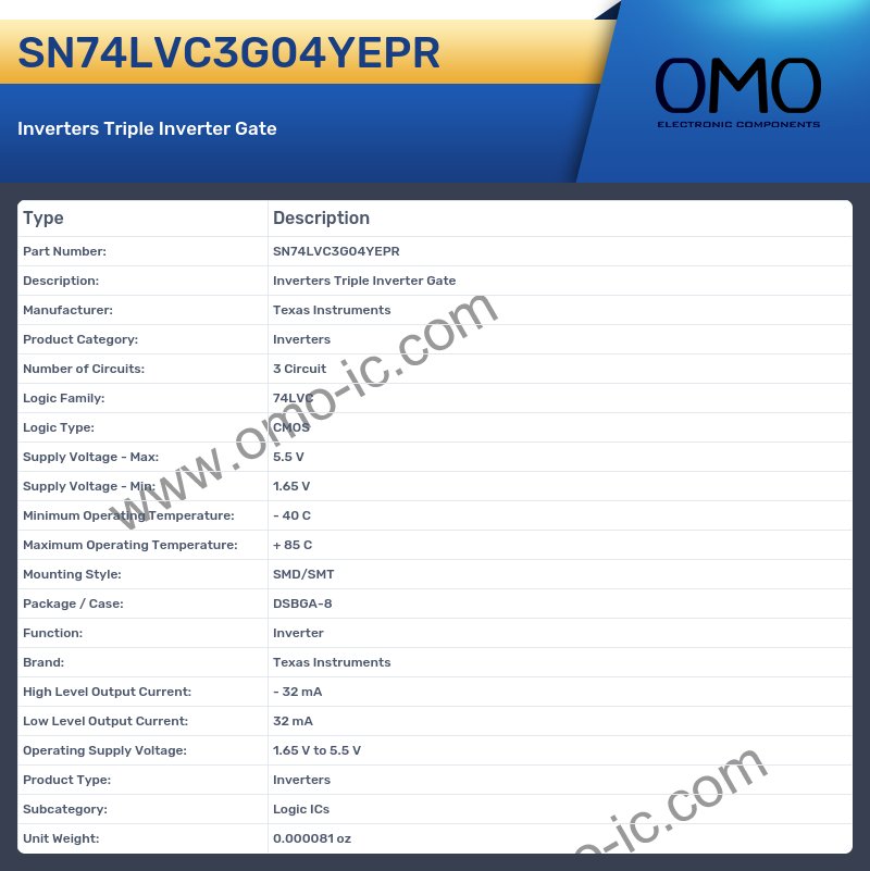 SN74LVC3G04YEPR