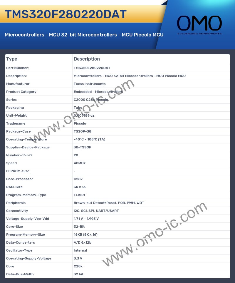 TMS320F280220DAT