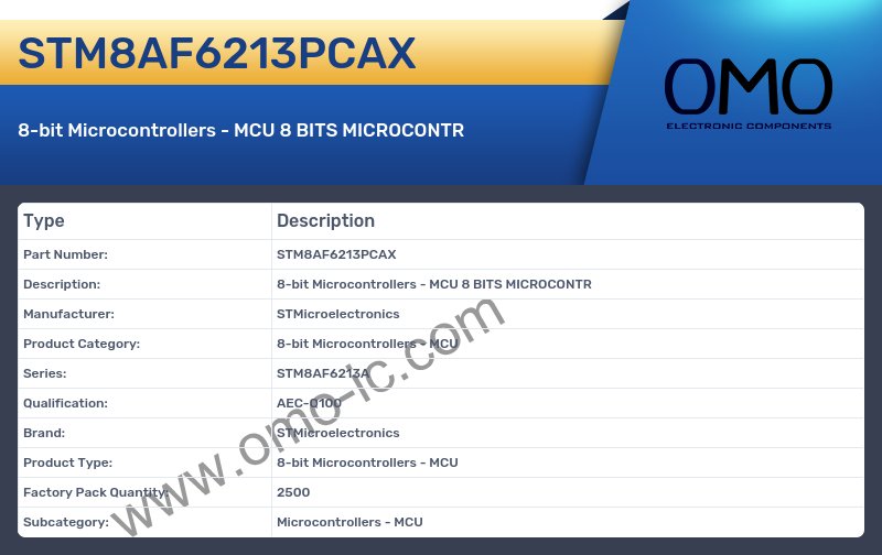 STM8AF6213PCAX