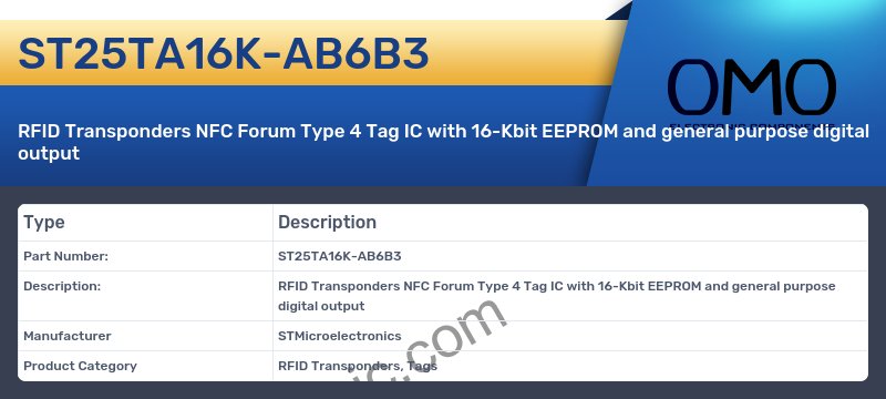 ST25TA16K-AB6B3