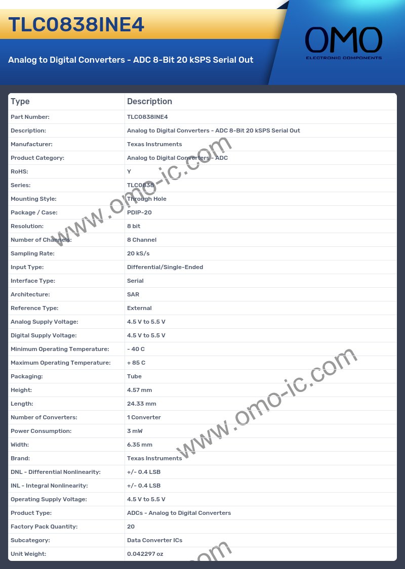 TLC0838INE4