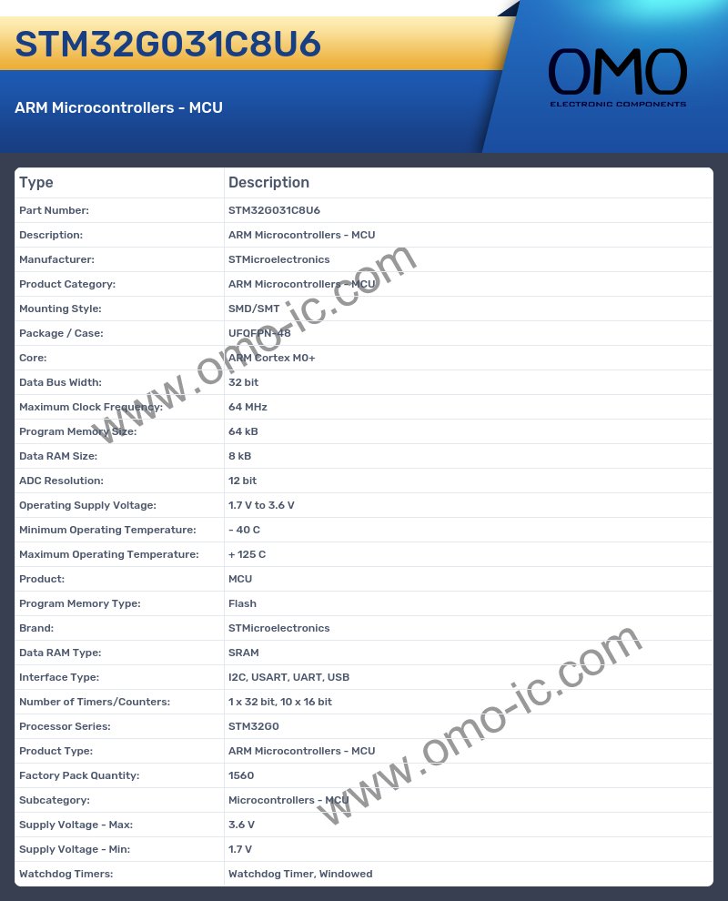 STM32G031C8U6