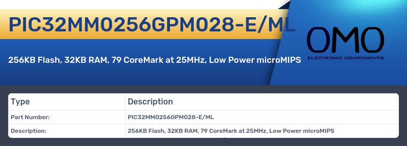 PIC32MM0256GPM028-E/ML