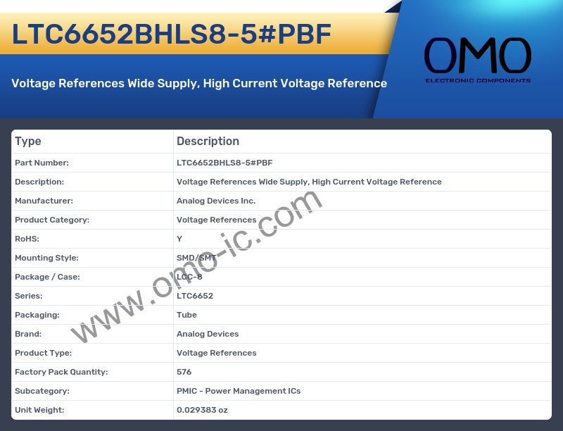 LTC6652BHLS8-5#PBF