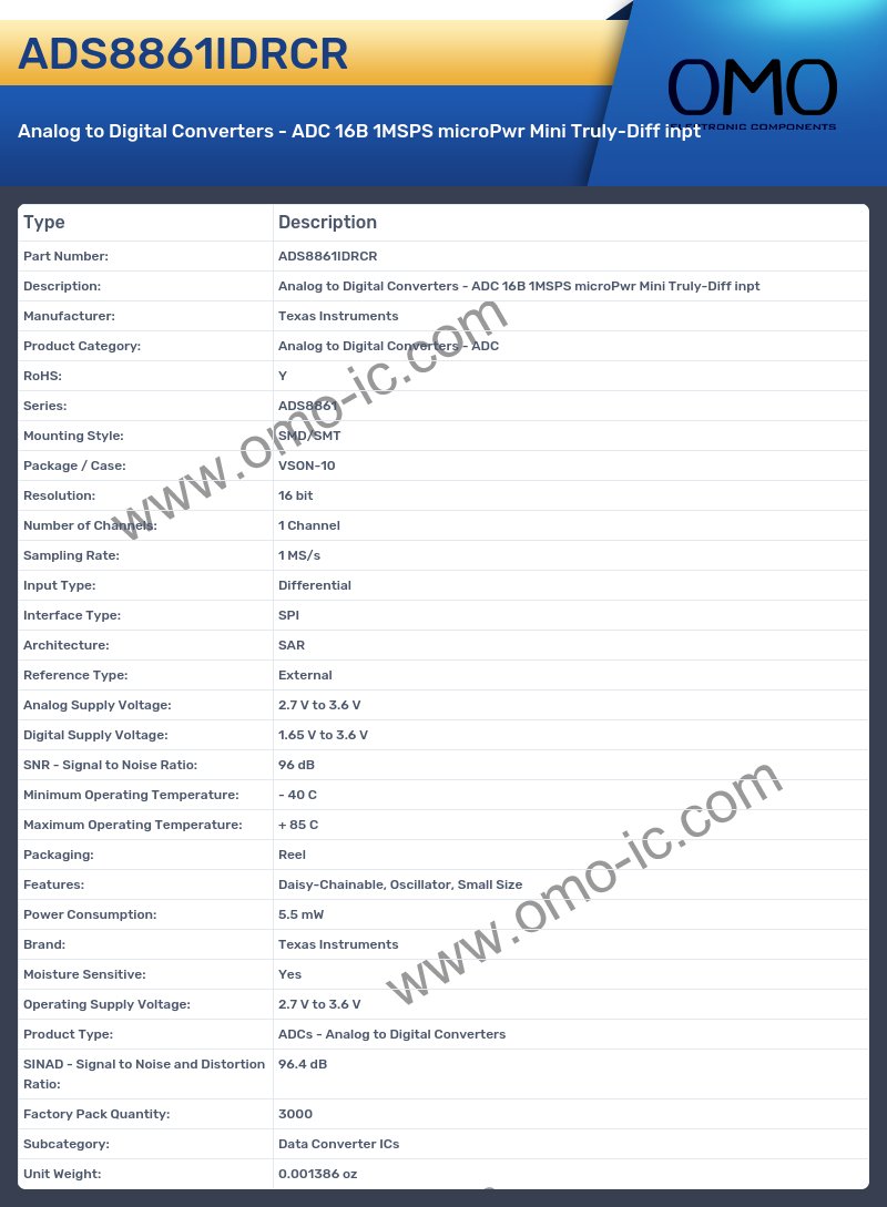 ADS8861IDRCR