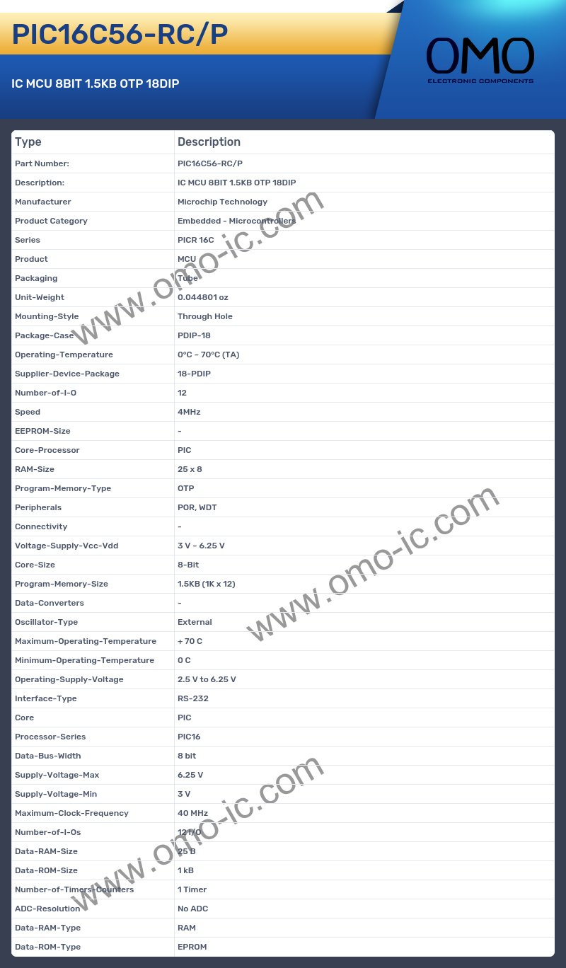 PIC16C56-RC/P