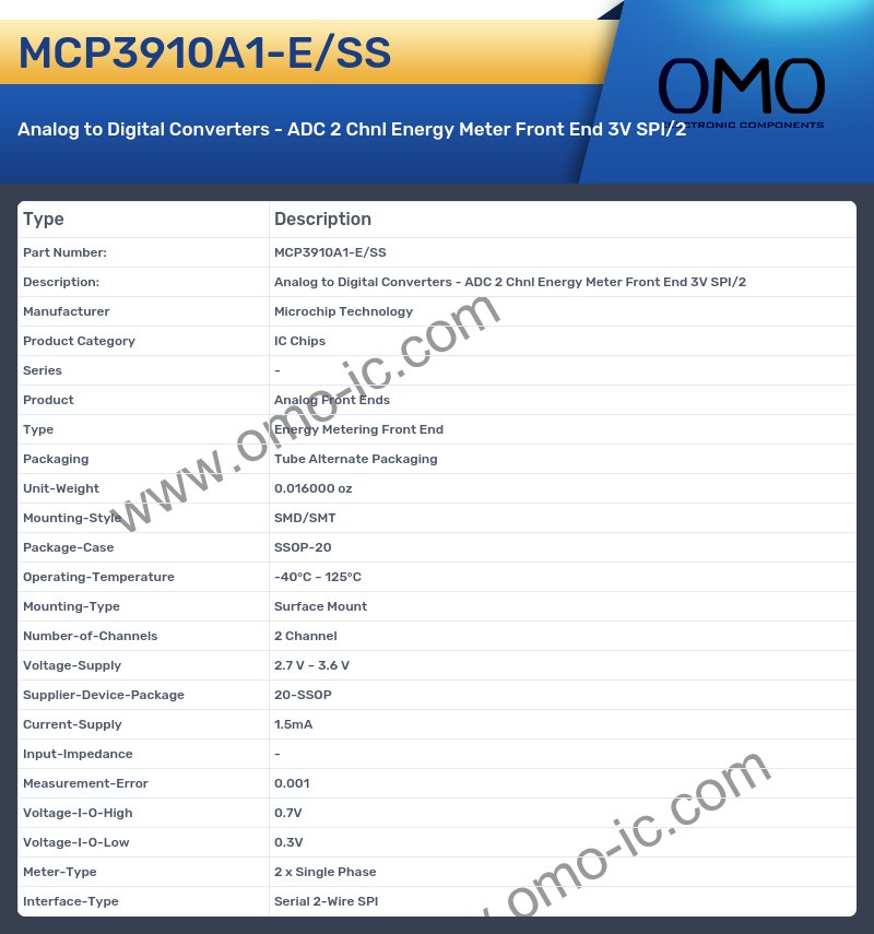 MCP3910A1-E/SS