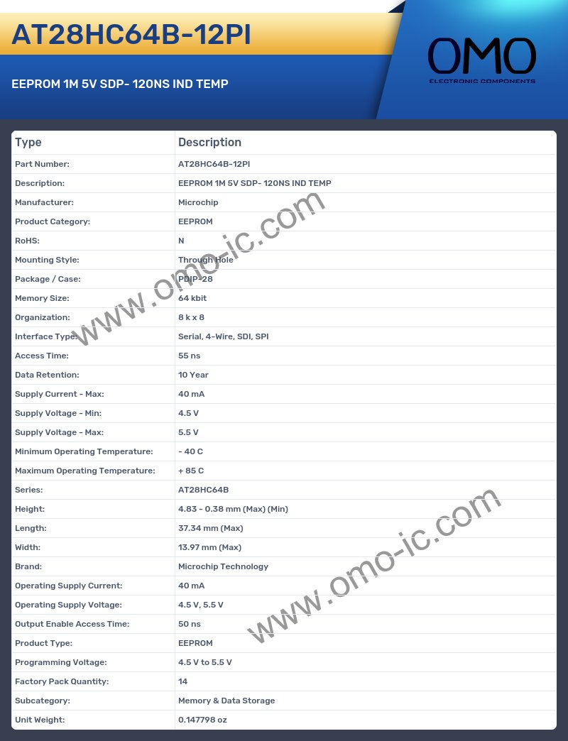 AT28HC64B-12PI