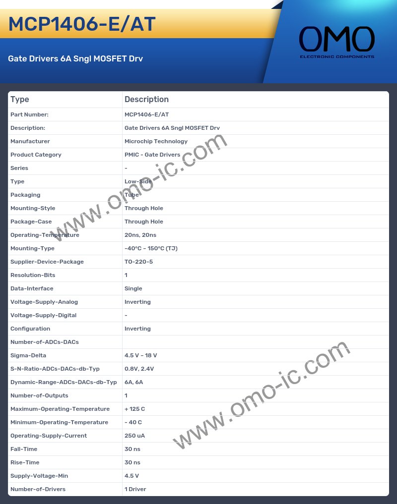 MCP1406-E/AT