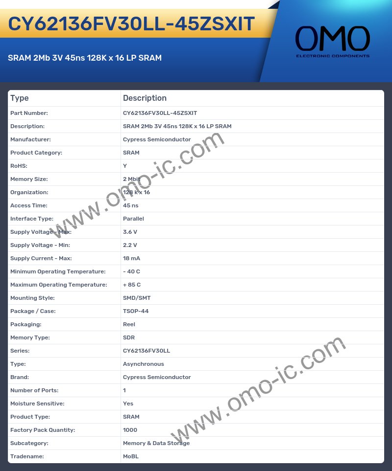 CY62136FV30LL-45ZSXIT
