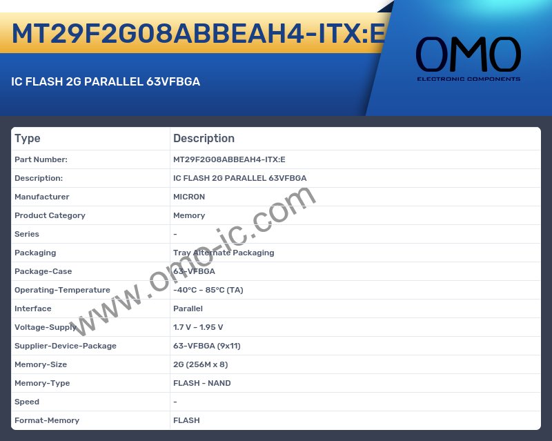 MT29F2G08ABBEAH4-ITX:E