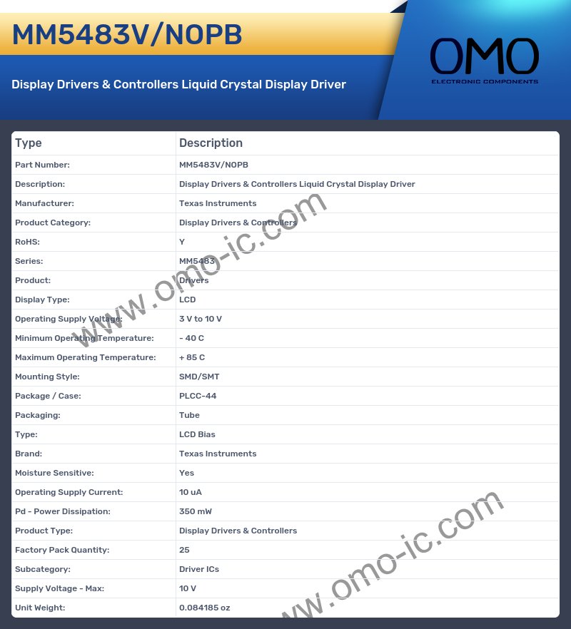 MM5483V/NOPB