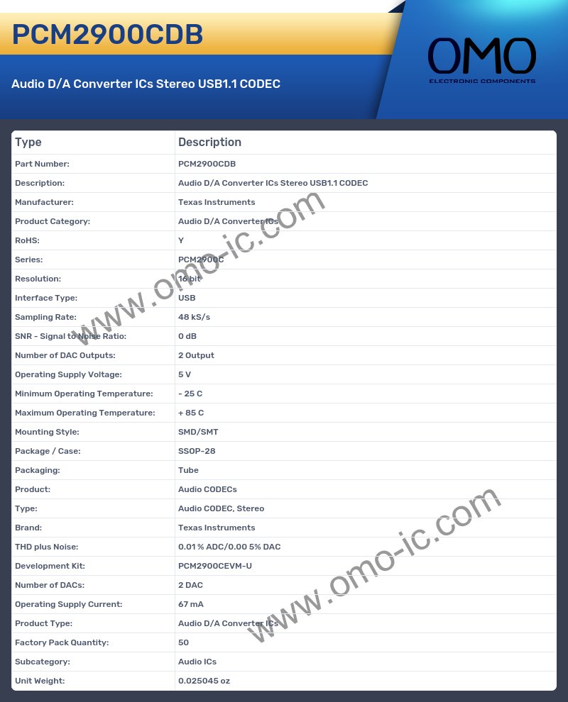 PCM2900CDB