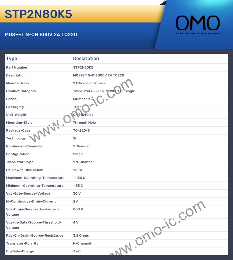 STP2N80K5