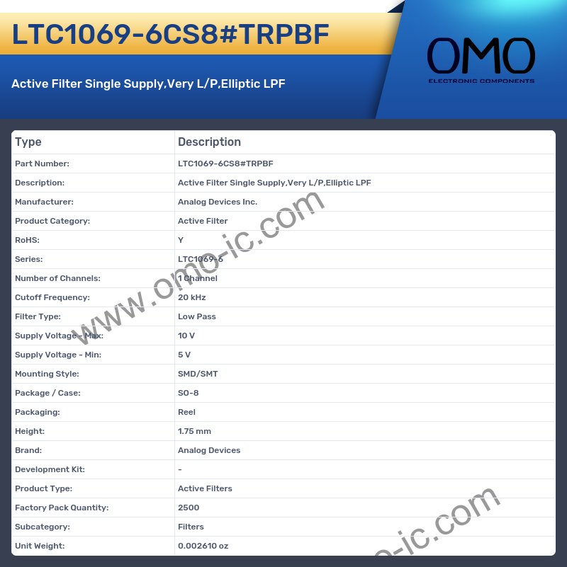 LTC1069-6CS8#TRPBF