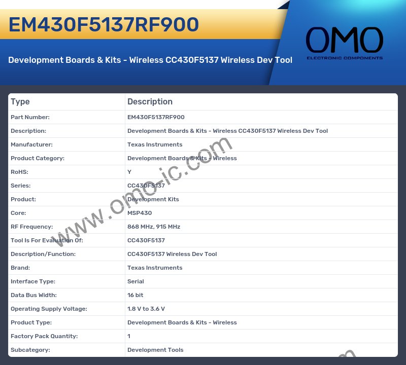 EM430F5137RF900