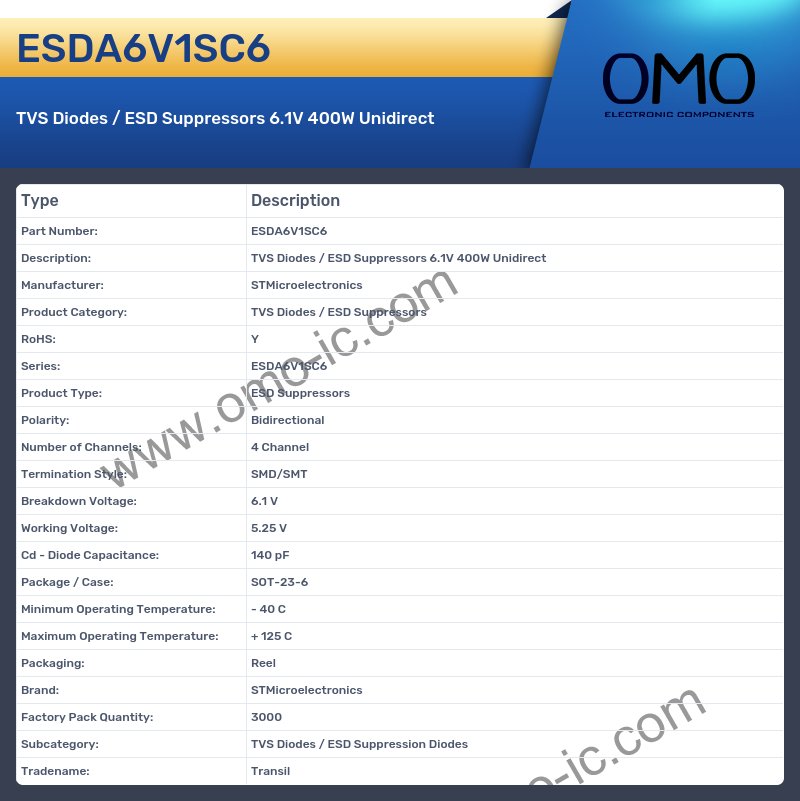 ESDA6V1SC6