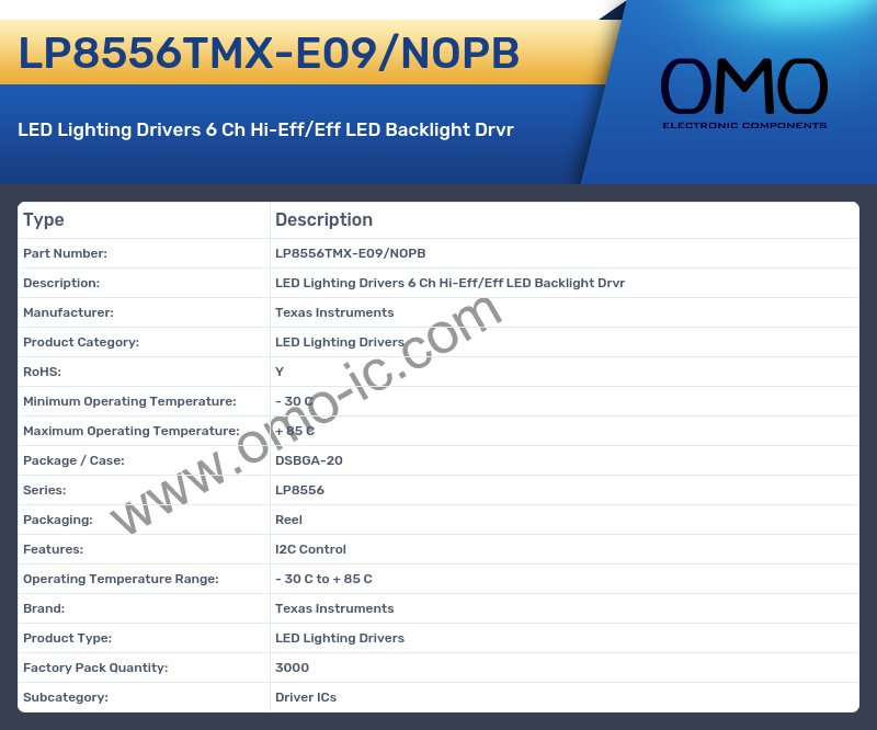 LP8556TMX-E09/NOPB