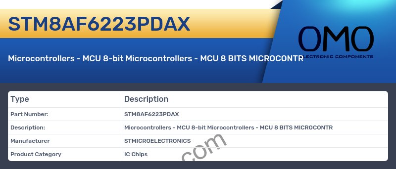 STM8AF6223PDAX