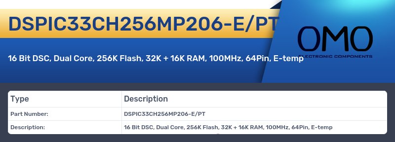 DSPIC33CH256MP206-E/PT