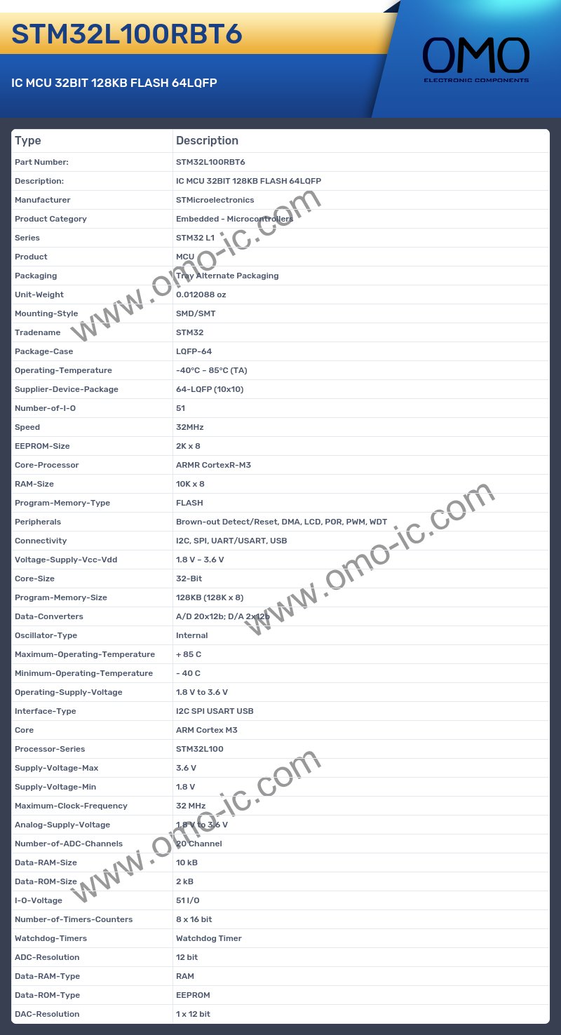 STM32L100RBT6