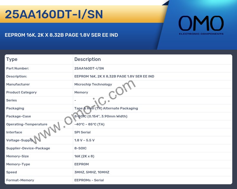 25AA160DT-I/SN