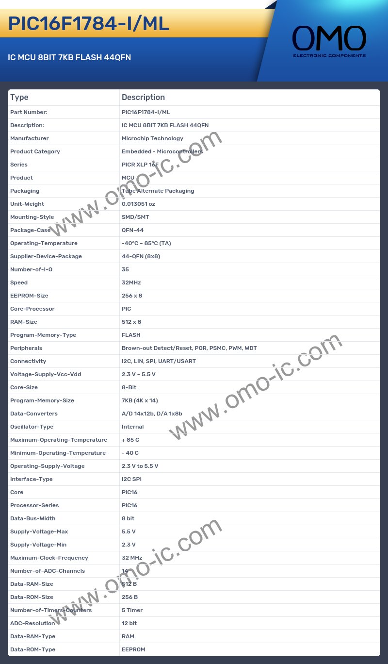 PIC16F1784-I/ML