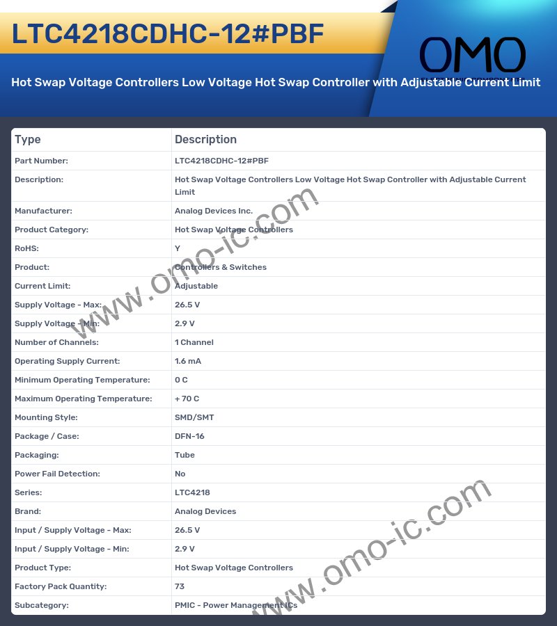 LTC4218CDHC-12#PBF