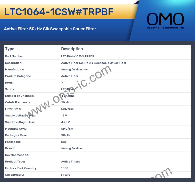 LTC1064-1CSW#TRPBF