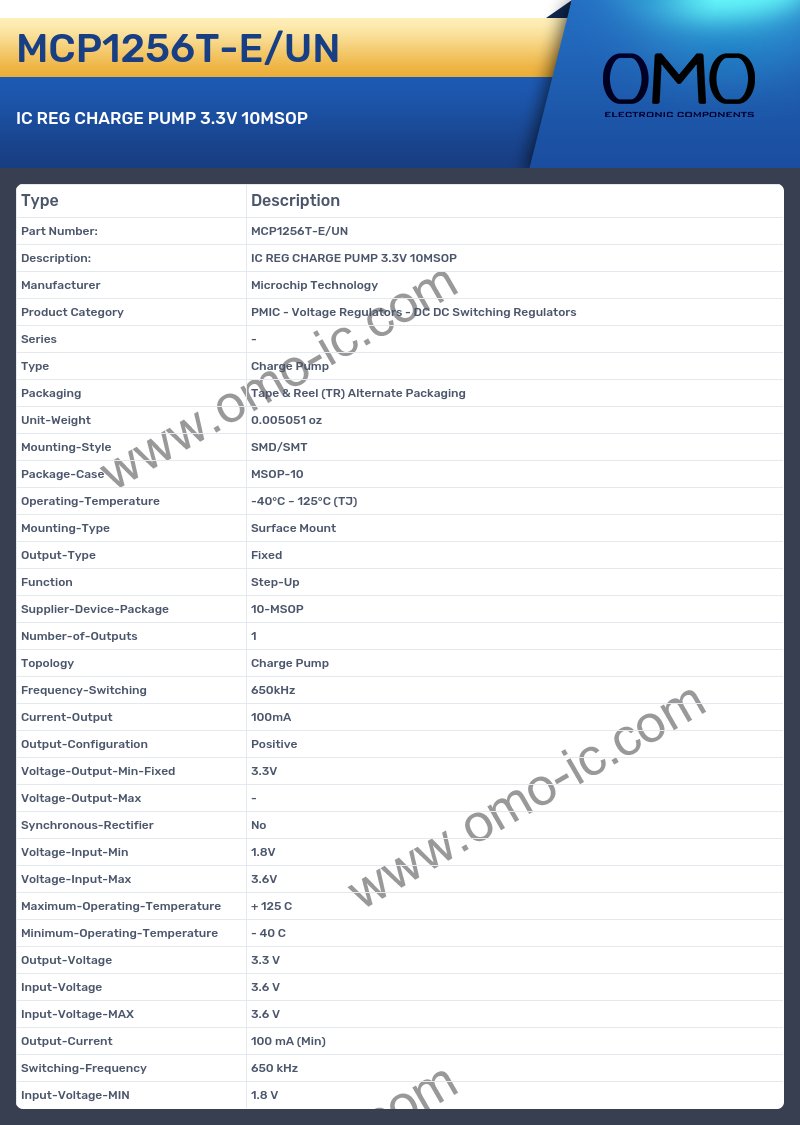 MCP1256T-E/UN