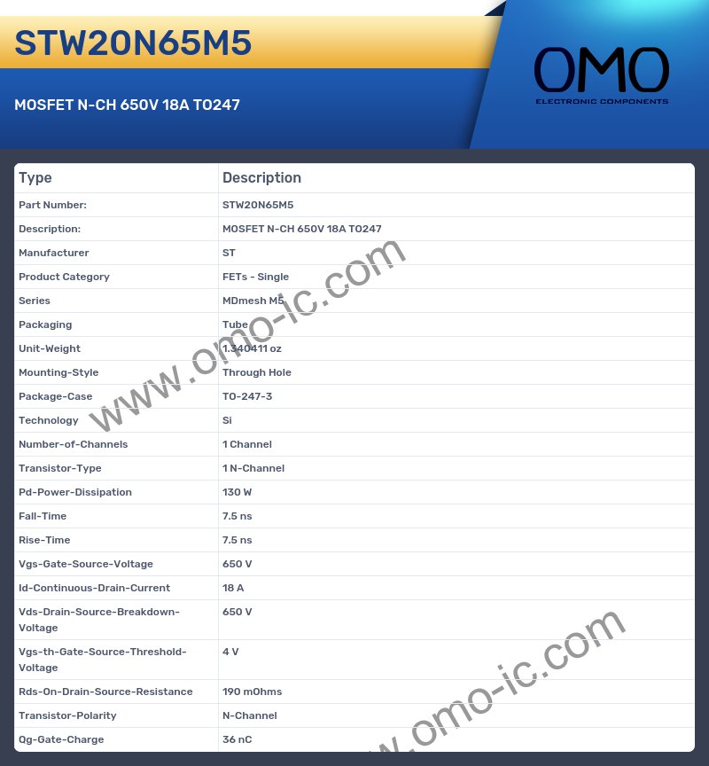 STW20N65M5
