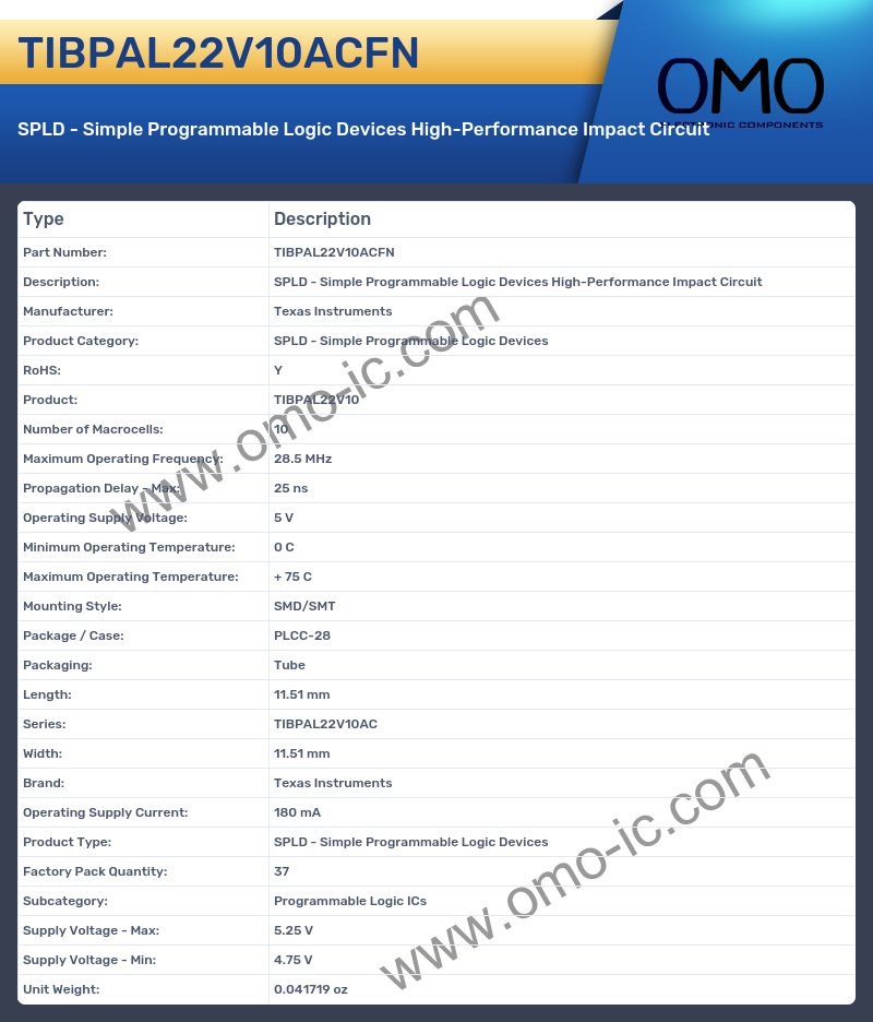 TIBPAL22V10ACFN
