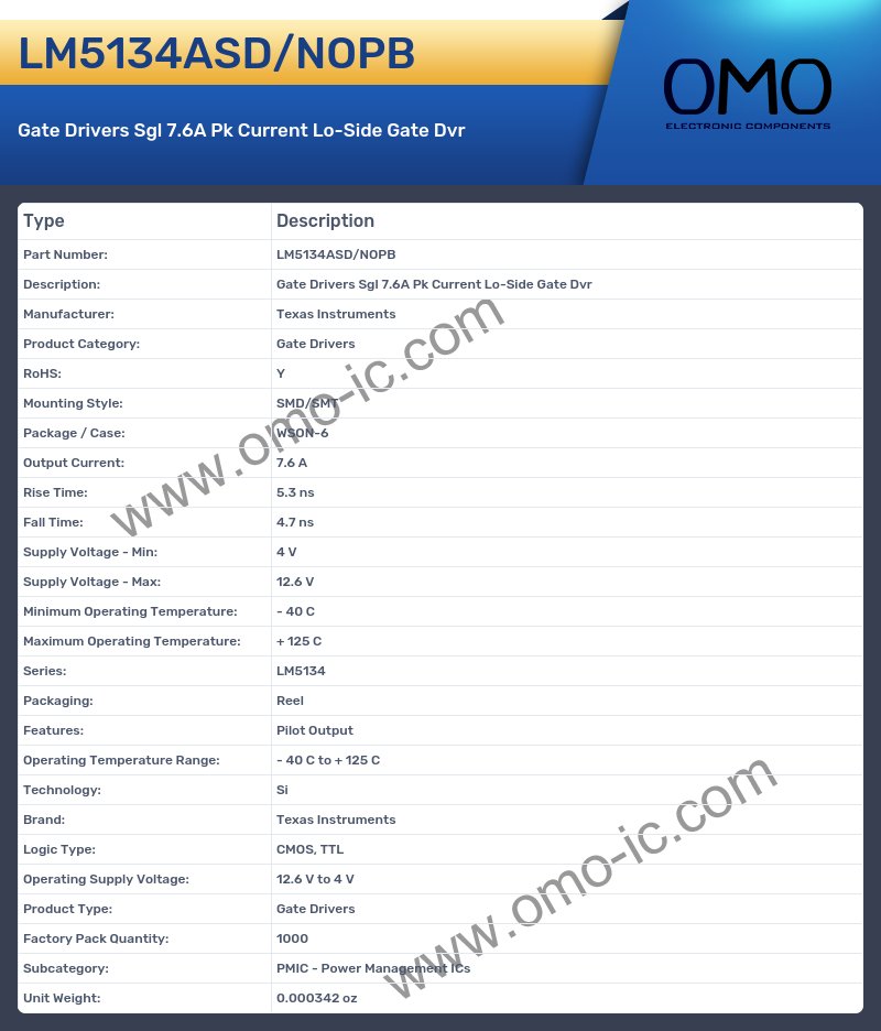 LM5134ASD/NOPB